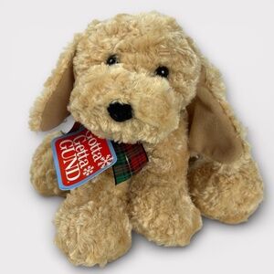 GUND Puppy Jangles Plush Tan Dog NEW Stuffed Animal RETIRED Musical Christmas